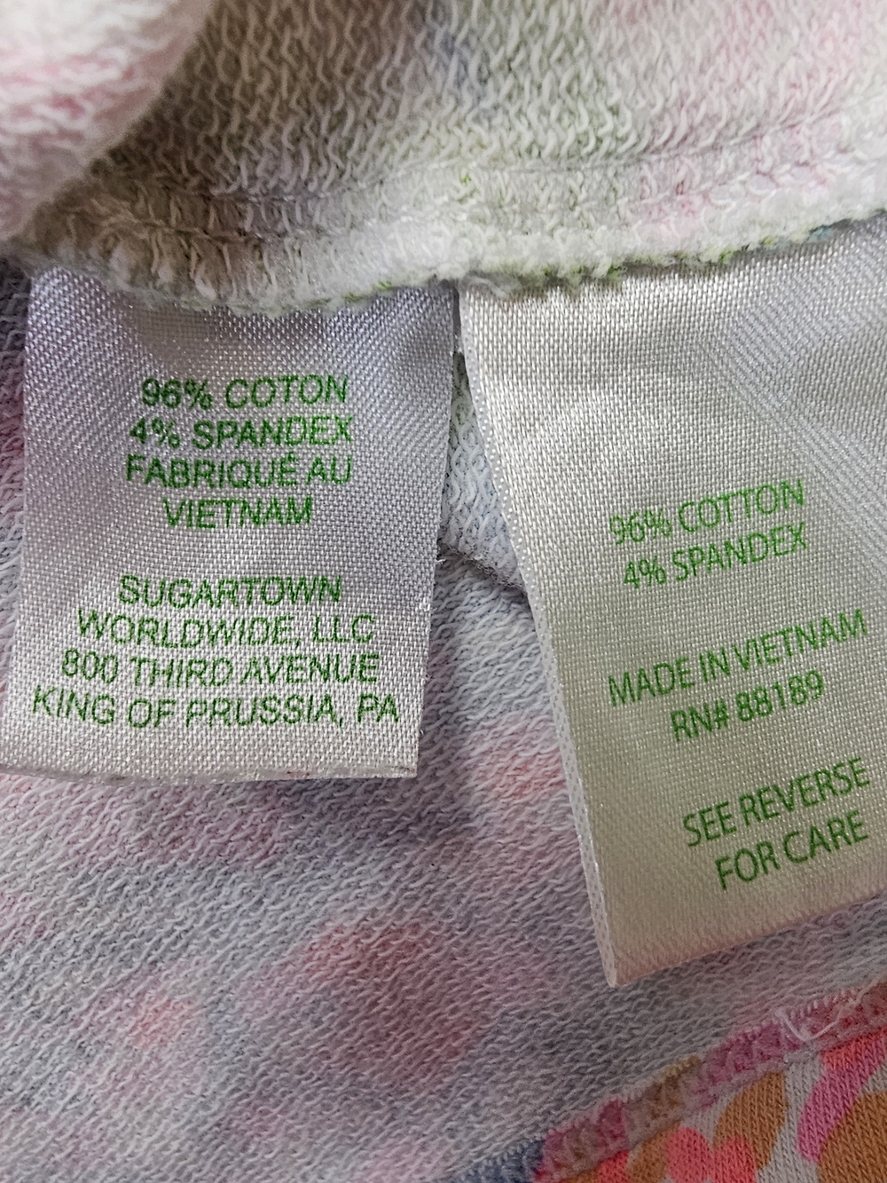 Lilly Pulitzer Half Zip Pullover Medium Tropical Print Pink Blue Green - Picture 10 of 12